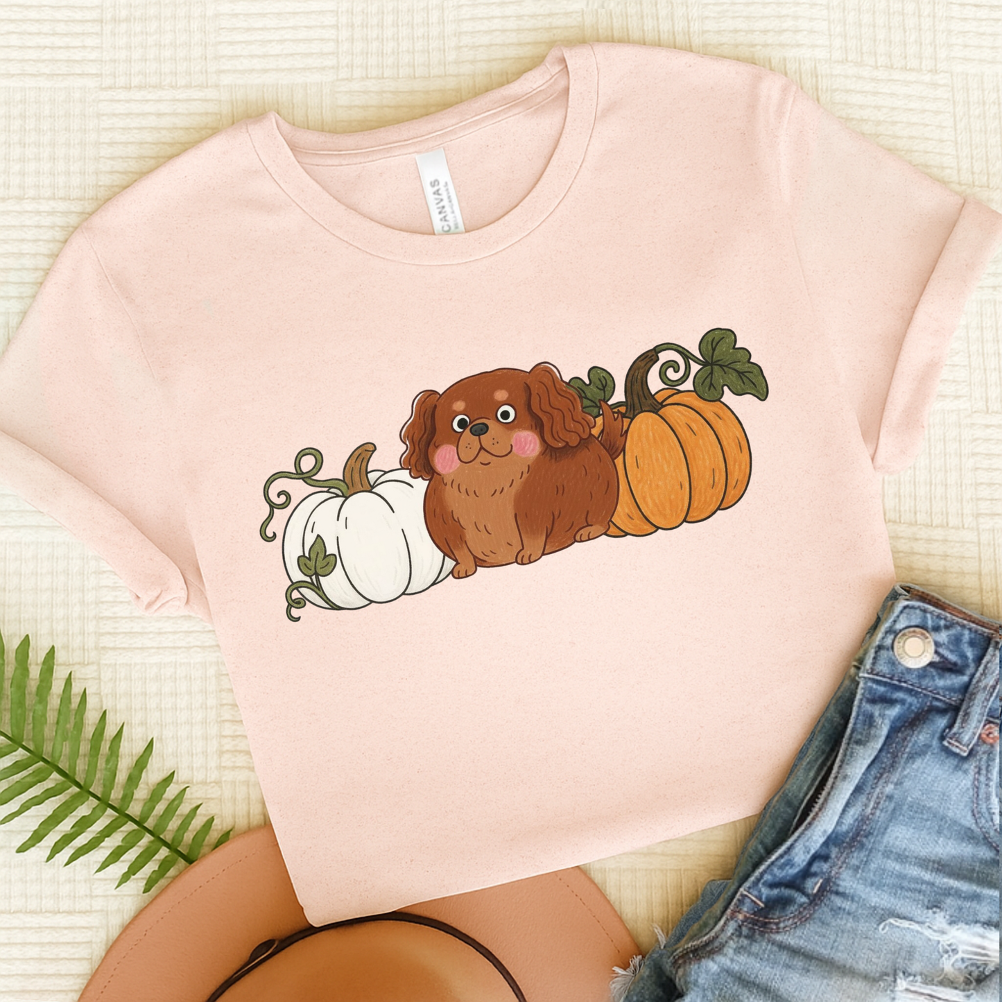 Ruby Cavalier Pupkin Unisex Tshirt Soft Pink