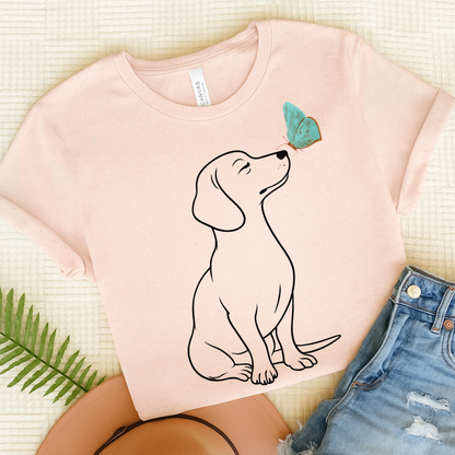 Dachshund Butterfly TShirt