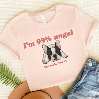 Piebald 99% Angel TShirt Soft Pink