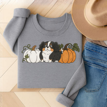 Tricolor Cavalier Pupkin Unisex Sweatshirt Sport Grey