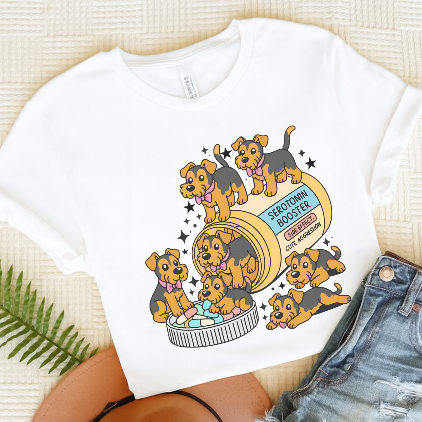 Airedale Terrier Serotonin Tshirt