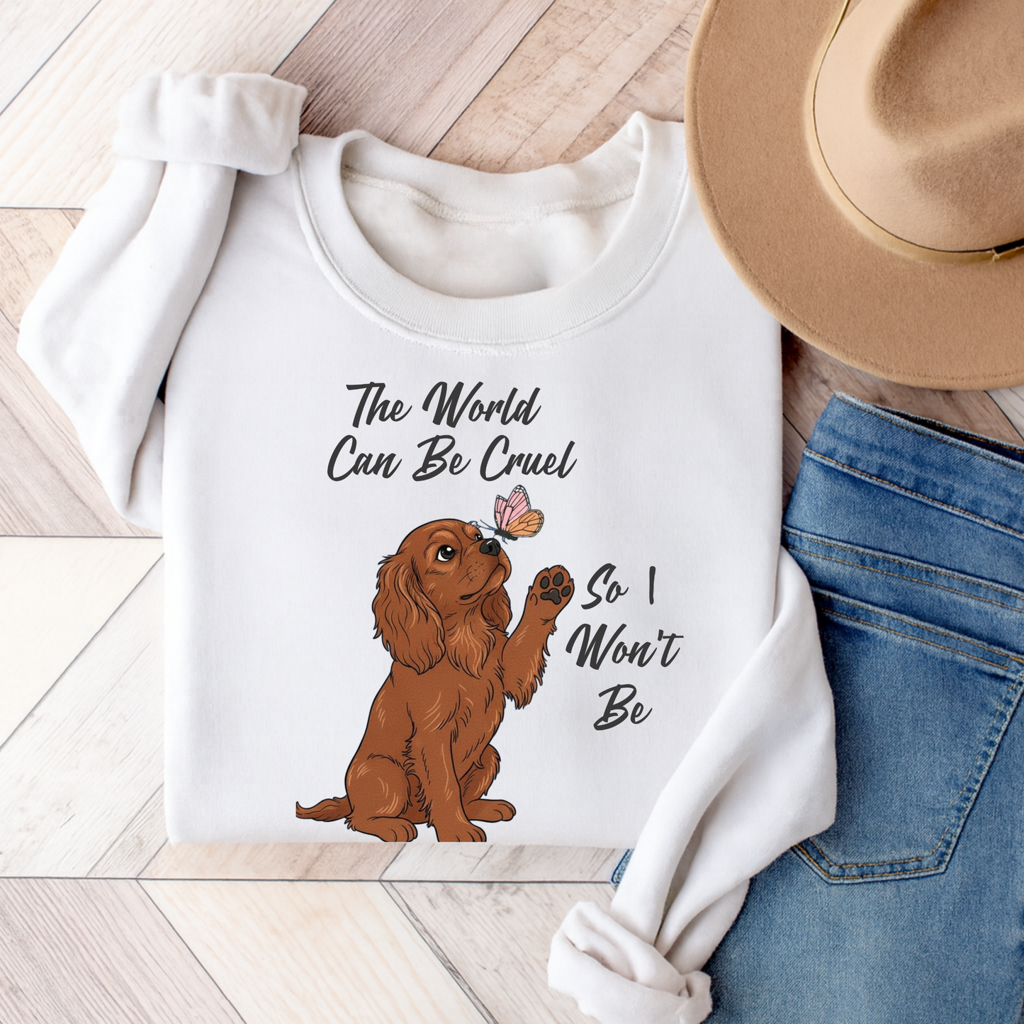 Cruel World Ruby Cavalier Sweatshirt