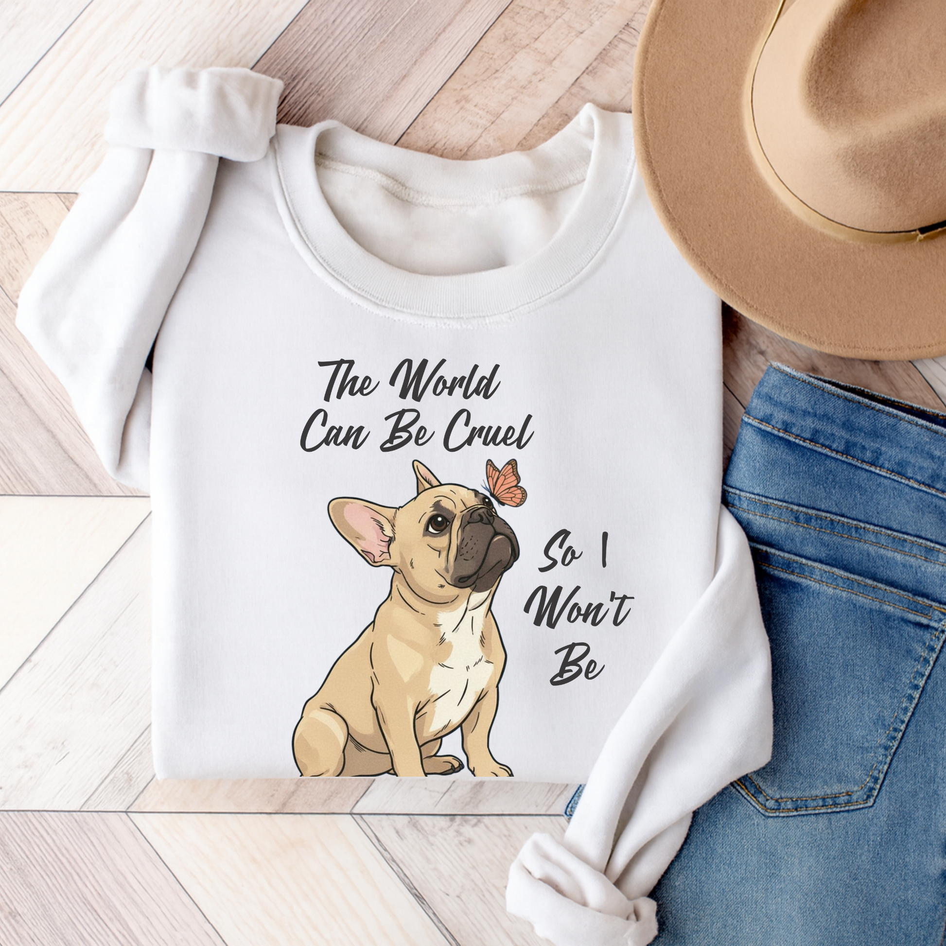 Cruel World Fawn Frenchie Sweatshirt