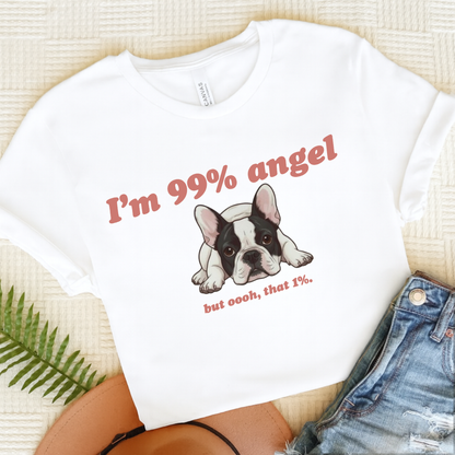 Piebald 99% Angel TShirt White