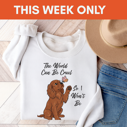 Cruel World Ruby Cavalier Sweatshirt White