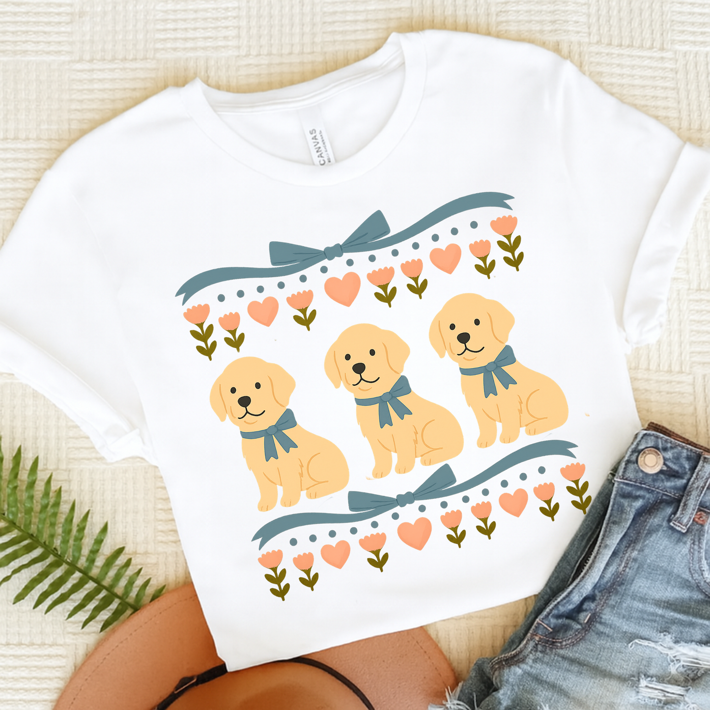Golden Retriever Grandma TShirt White