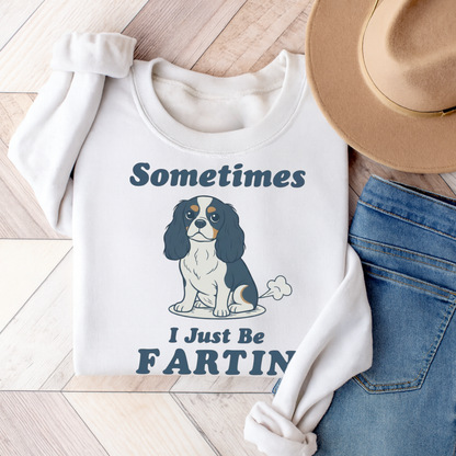 Tricolor Cavalier Fartin Sweatshirt White