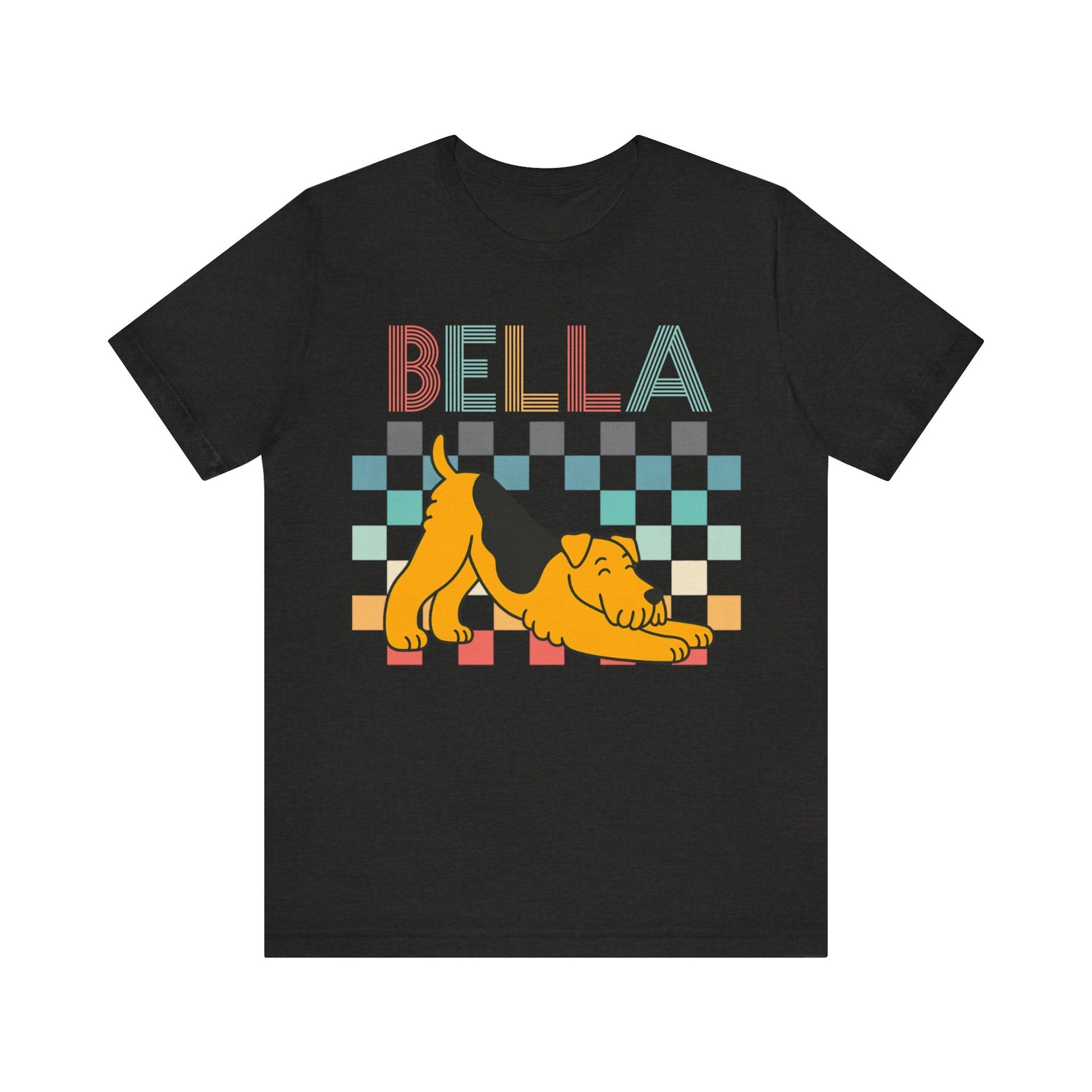 Airedale Terrier Checkered TShirt