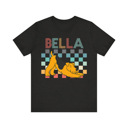 Airedale Terrier Checkered TShirt