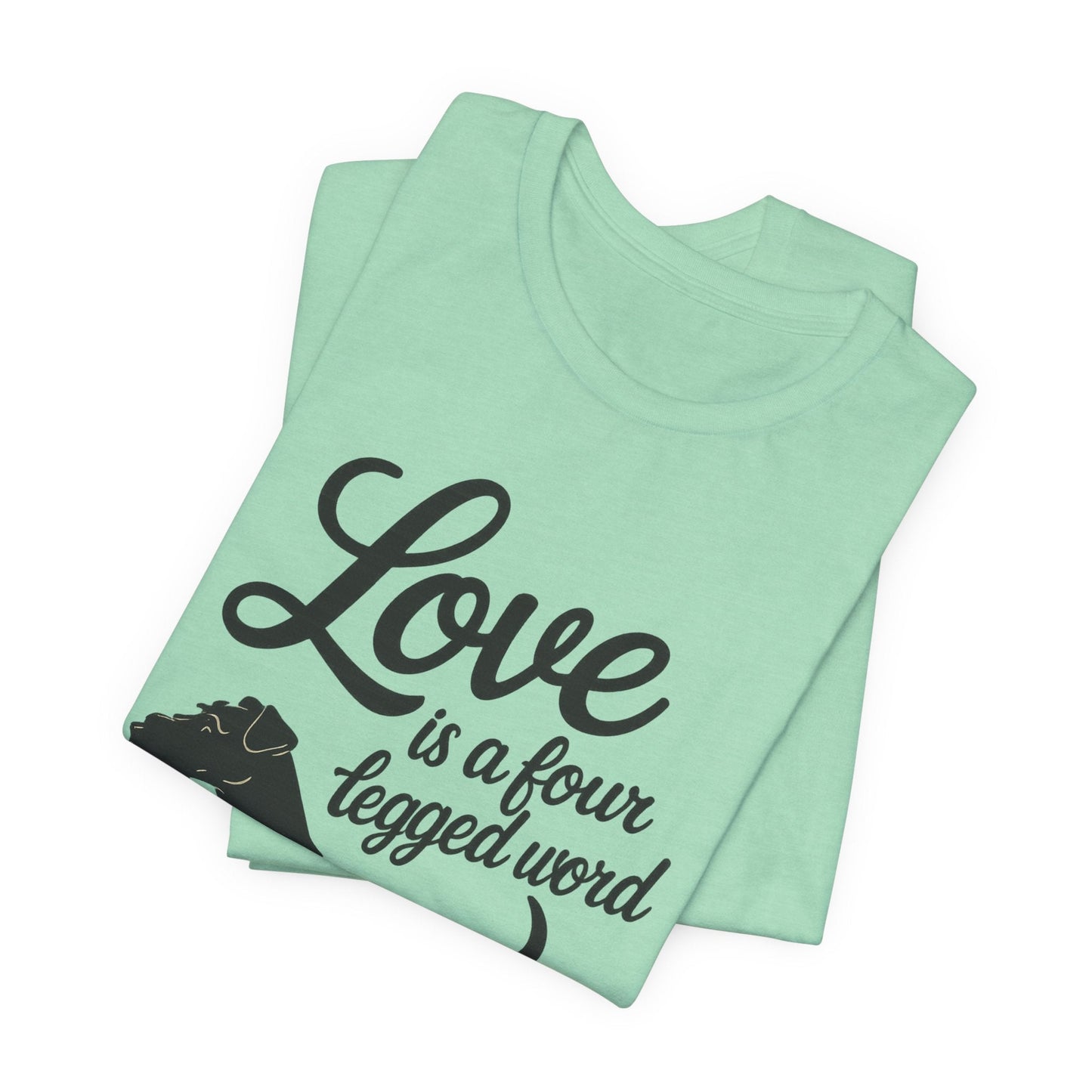 Airedale Terrier Four Legged Word TShirt