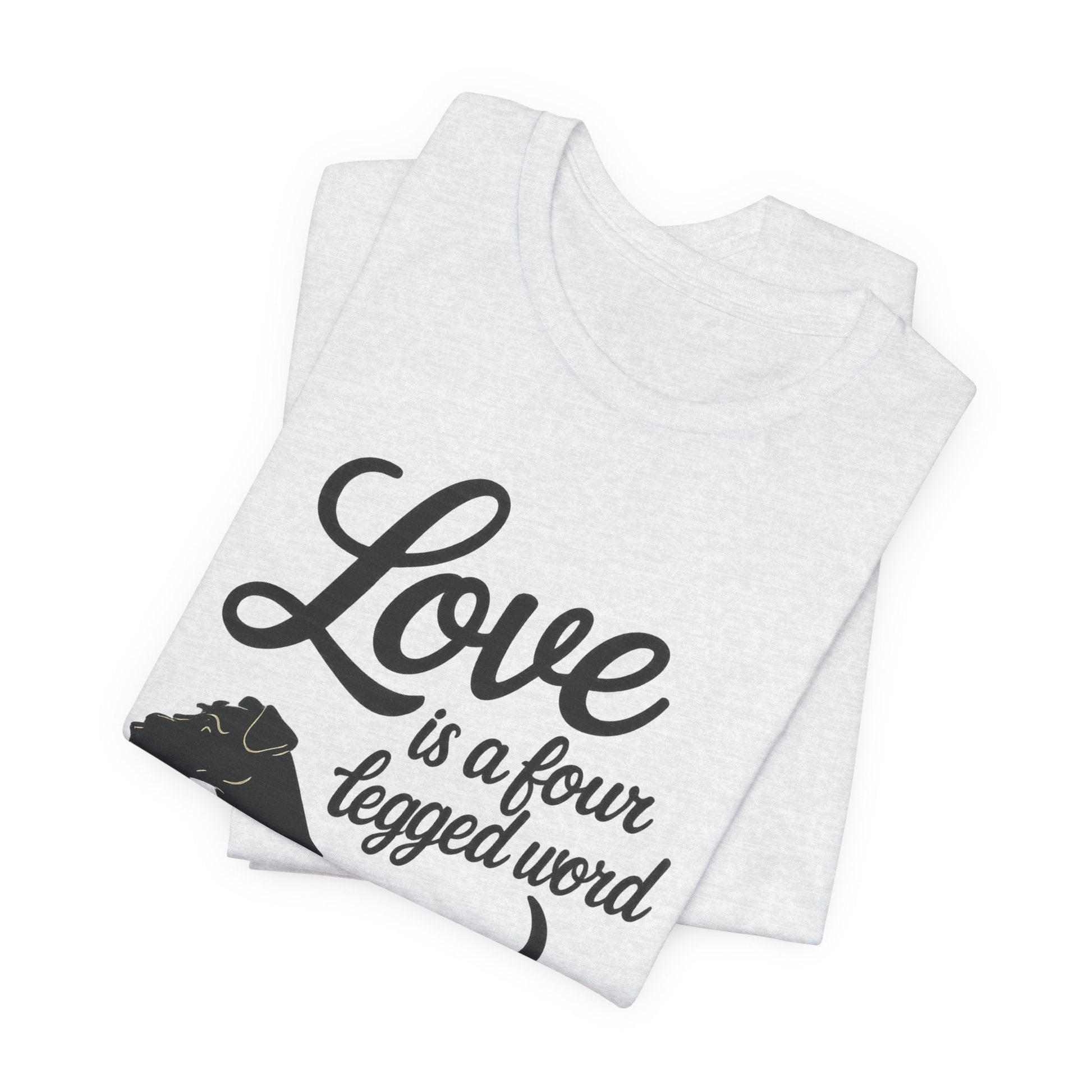 Airedale Terrier Four Legged Word TShirt