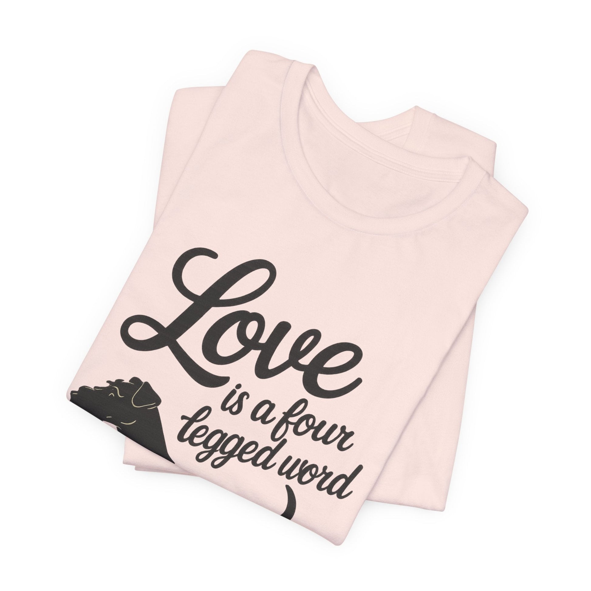 Airedale Terrier Four Legged Word TShirt