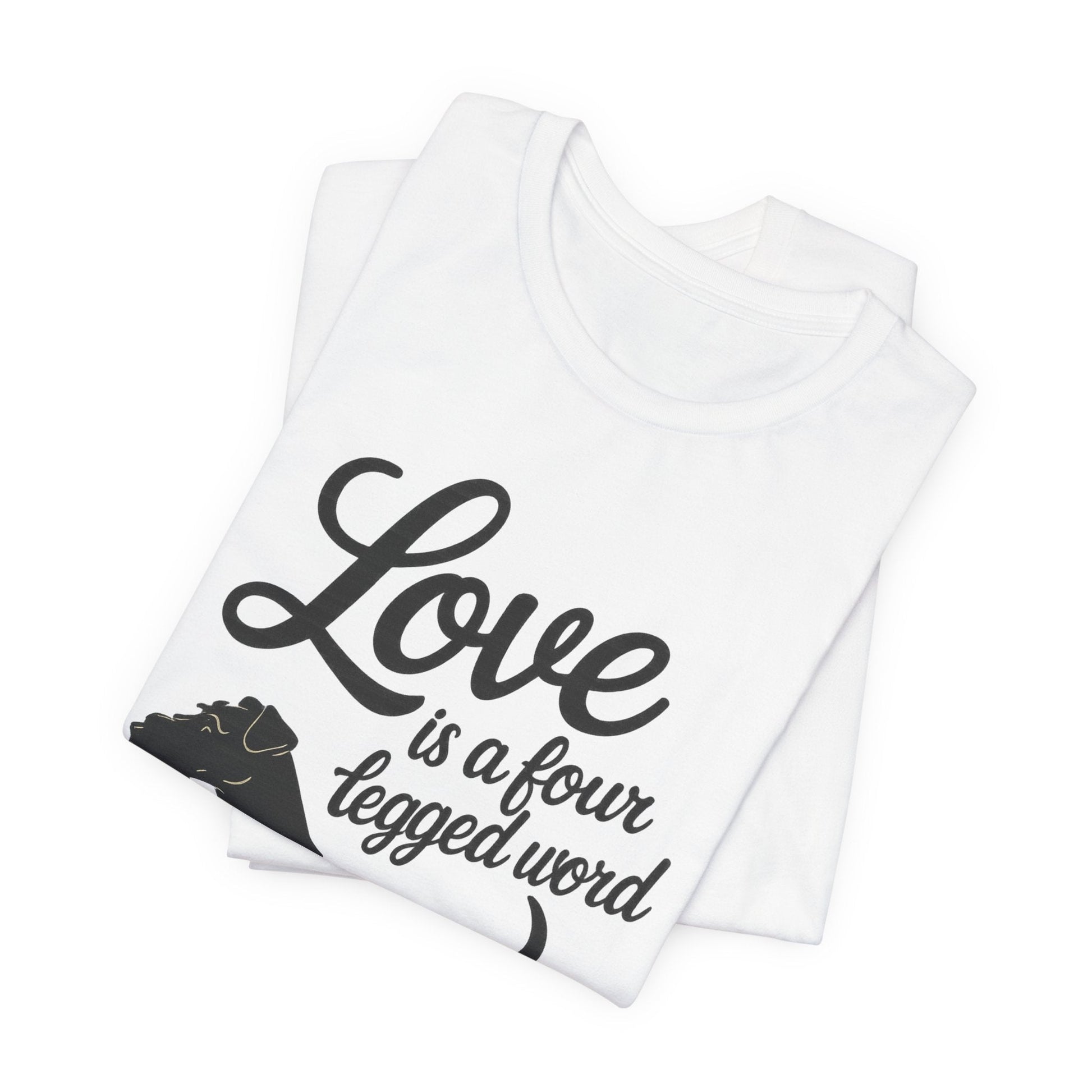 Airedale Terrier Four Legged Word TShirt