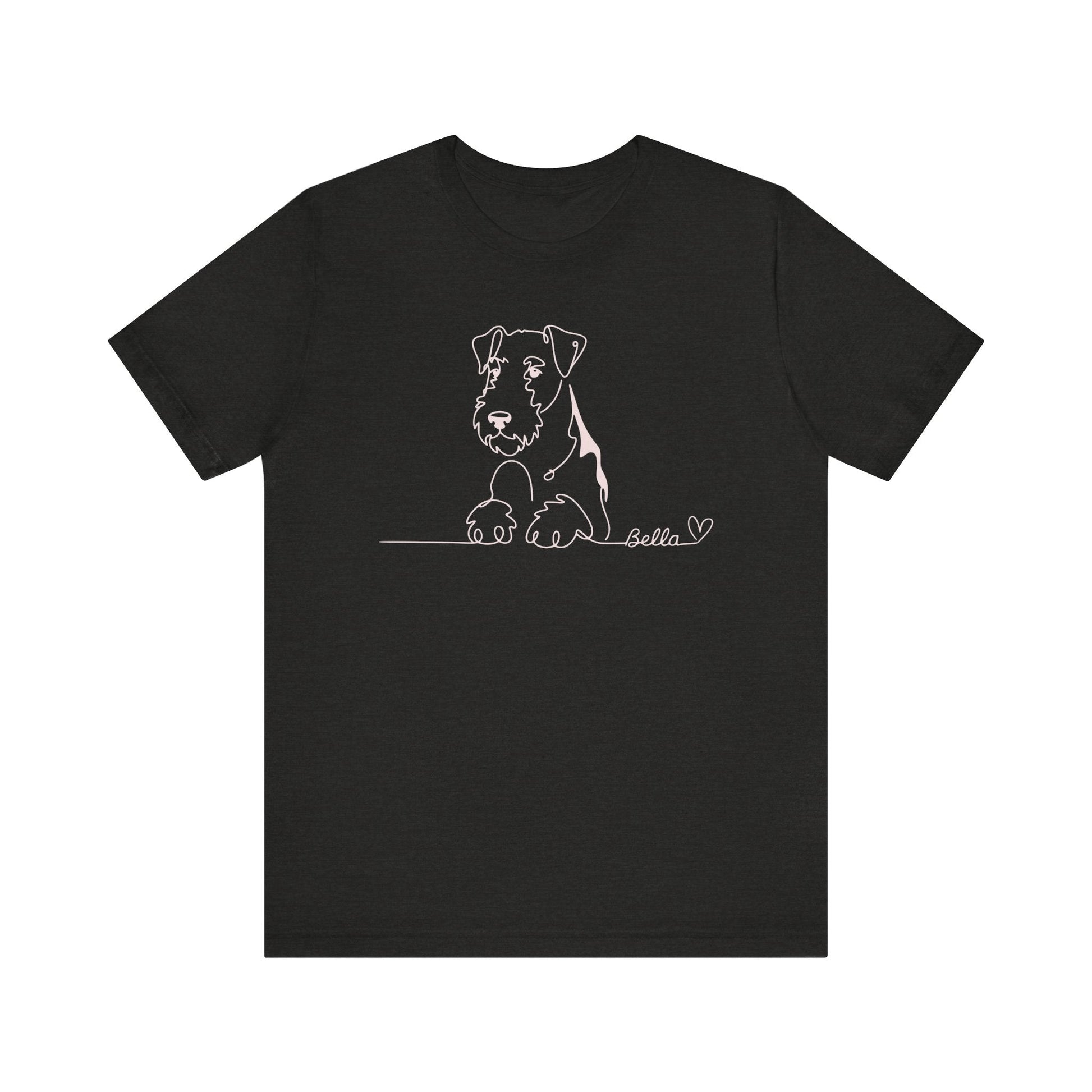 Airedale Terrier Name Single Line TShirt