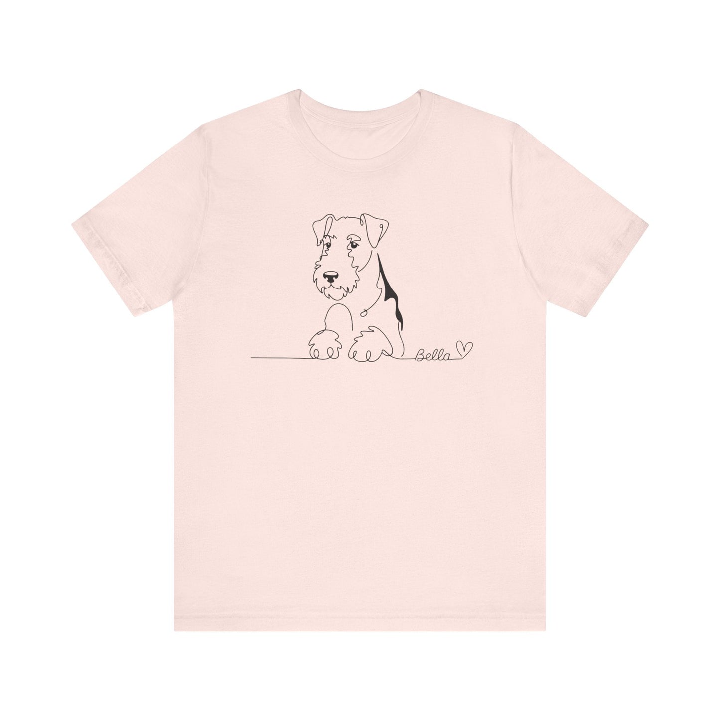 Airedale Terrier Name Single Line TShirt