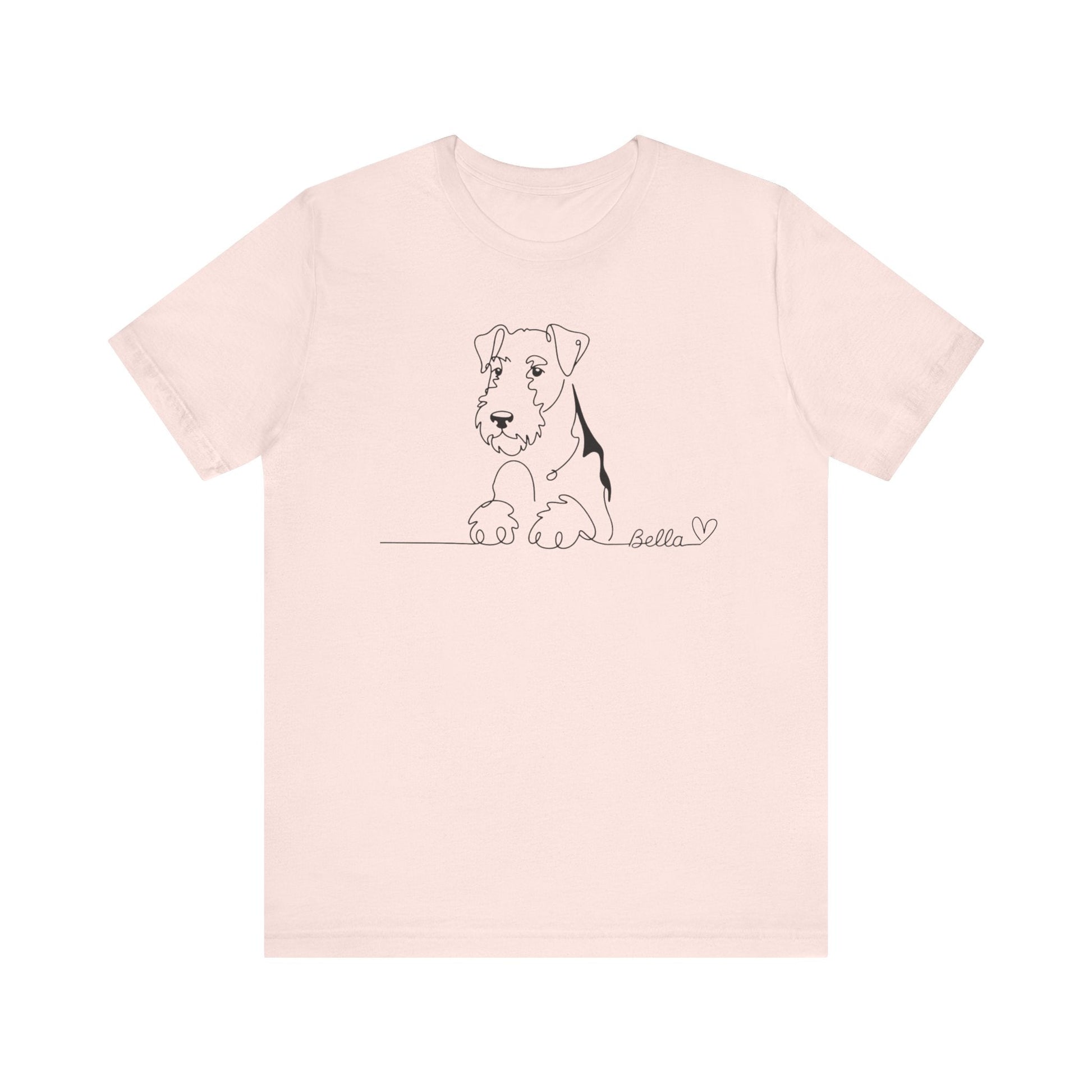 Airedale Terrier Name Single Line TShirt