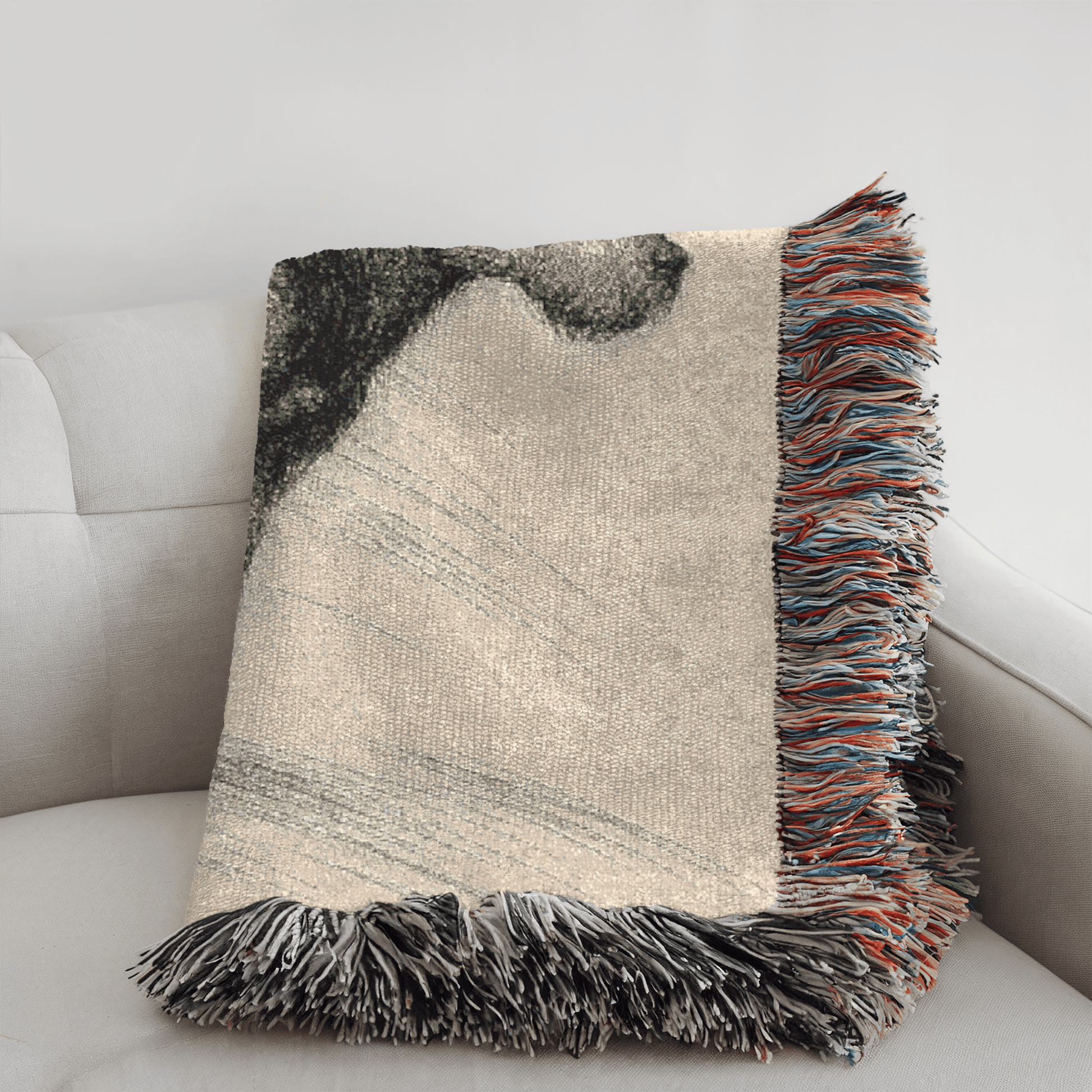 Printify Blanket Airedale Terrier Pencil Drawing Throw Blanket