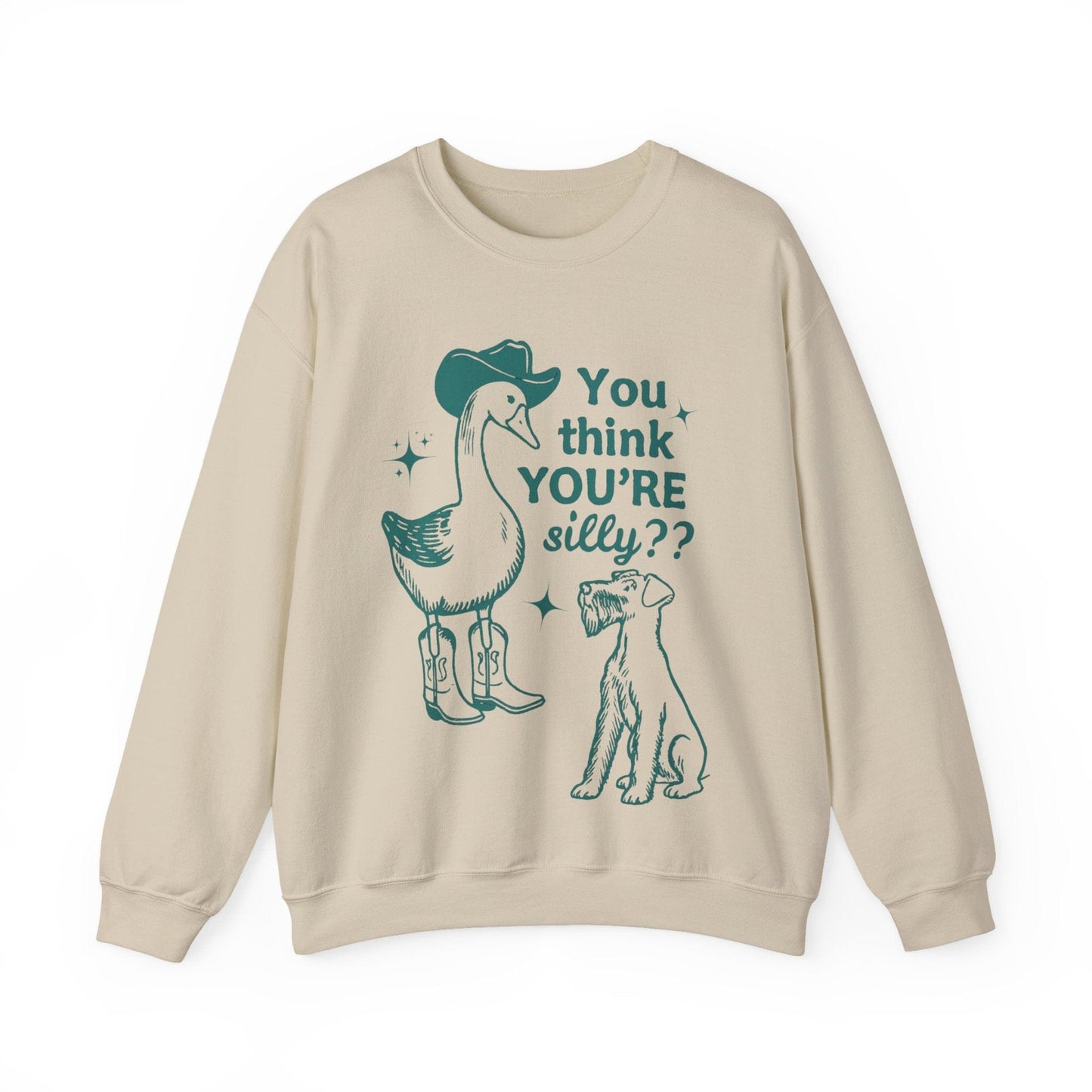 Airedale Terrier Silly Goose Sweatshirt