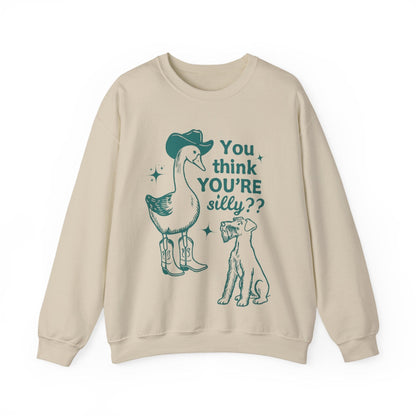 Airedale Terrier Silly Goose Sweatshirt