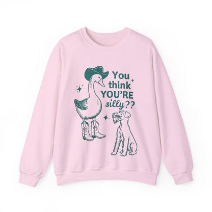 Airedale Terrier Silly Goose Sweatshirt