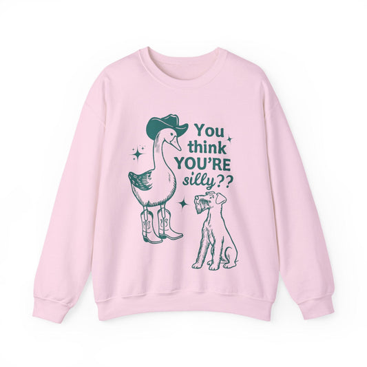 Airedale Terrier Silly Goose Sweatshirt