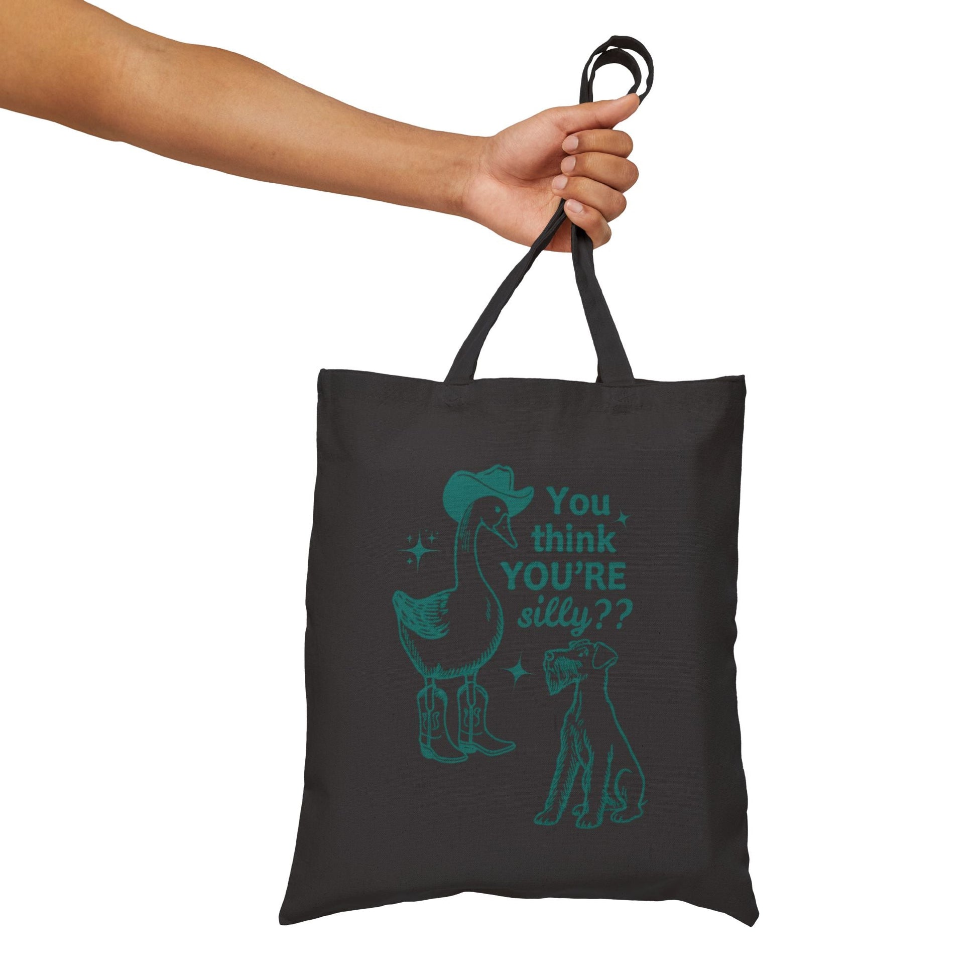 Airedale Terrier Silly Goose Tote Bag