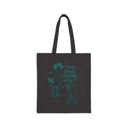 Airedale Terrier Silly Goose Tote Bag