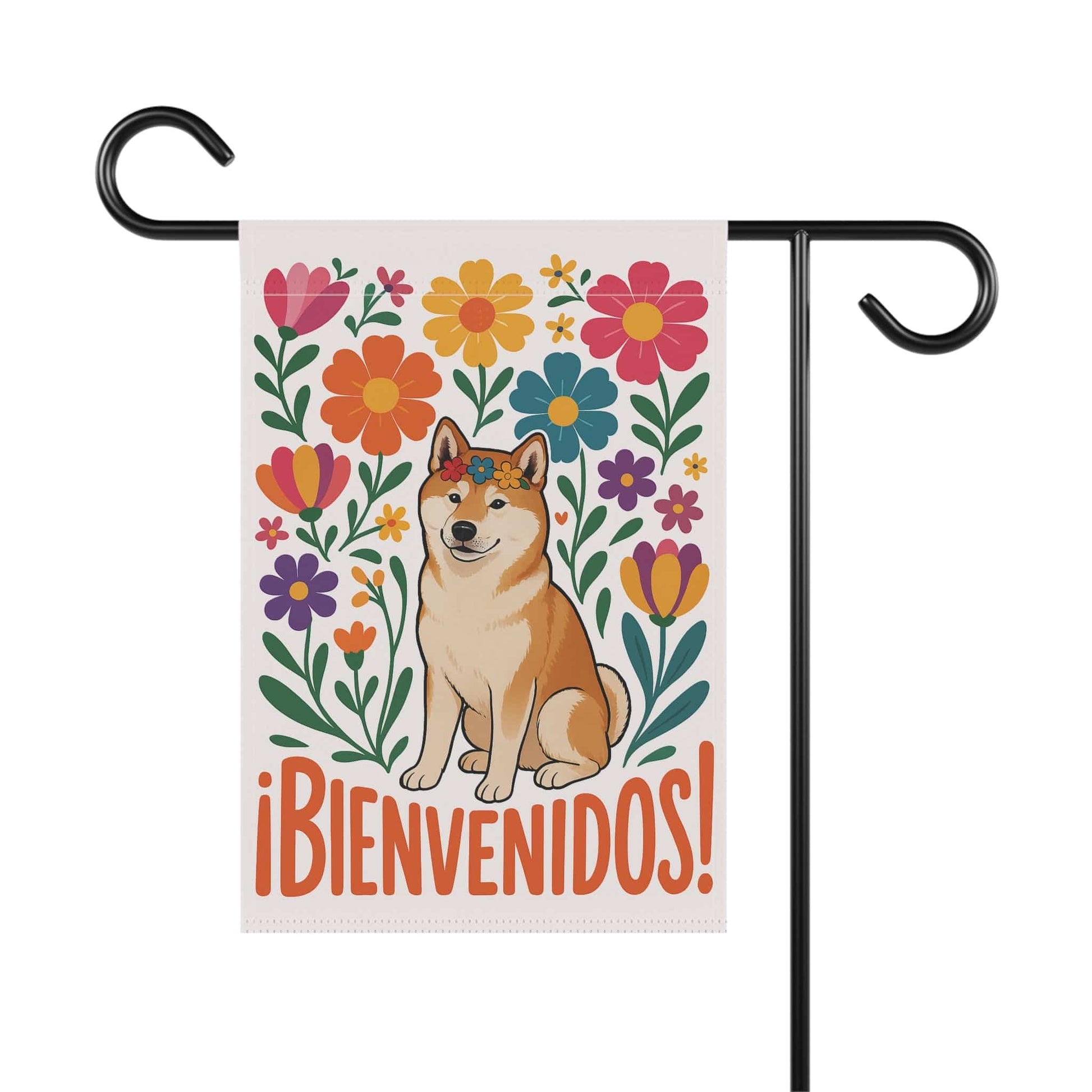 Printify Home Decor Akita Dog Garden Flag, Spanish Front Yard Decor, Outdoor Spring Decoration, Housewarming Welcome, New Home