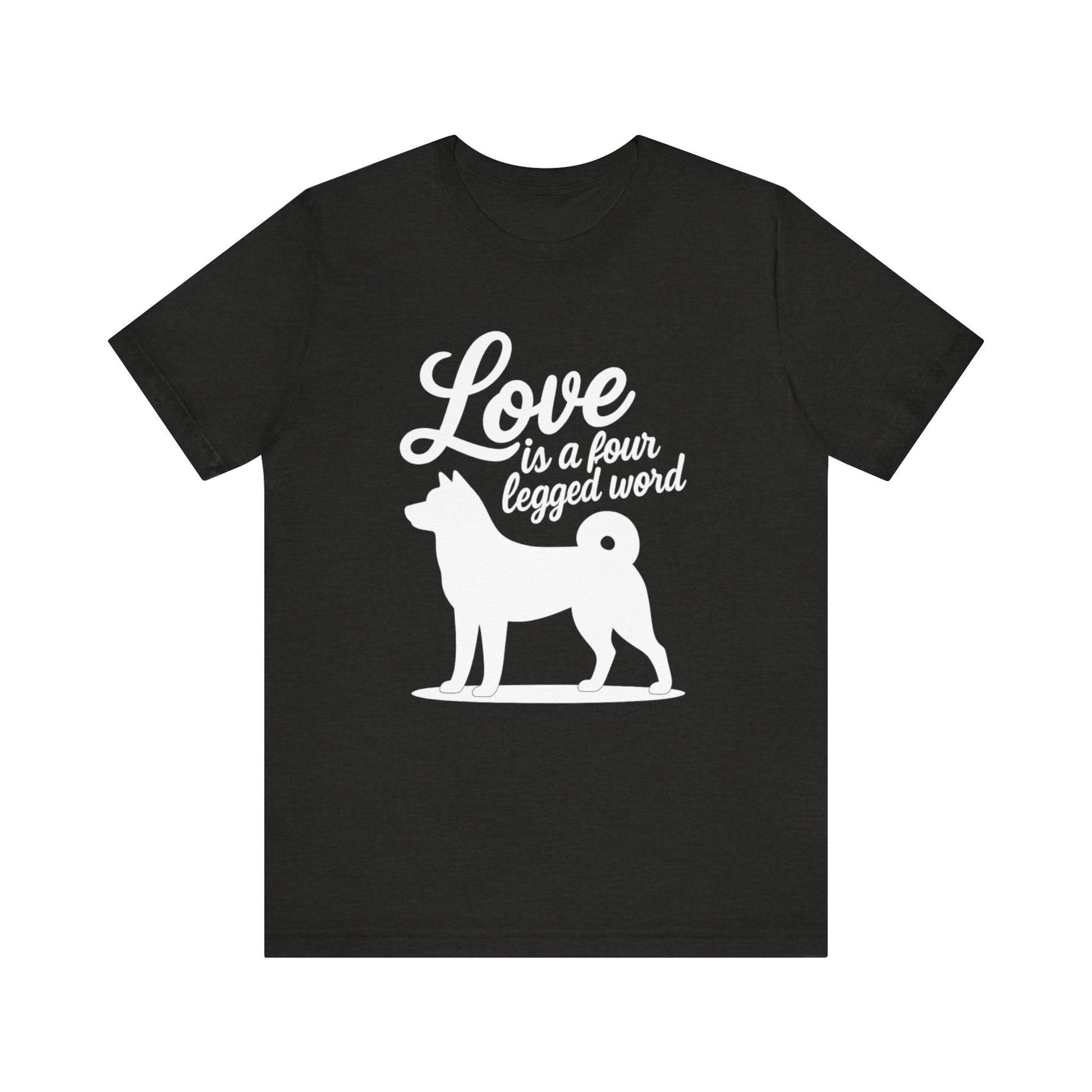 Printify T-Shirt Akita Four Legged Word TShirt