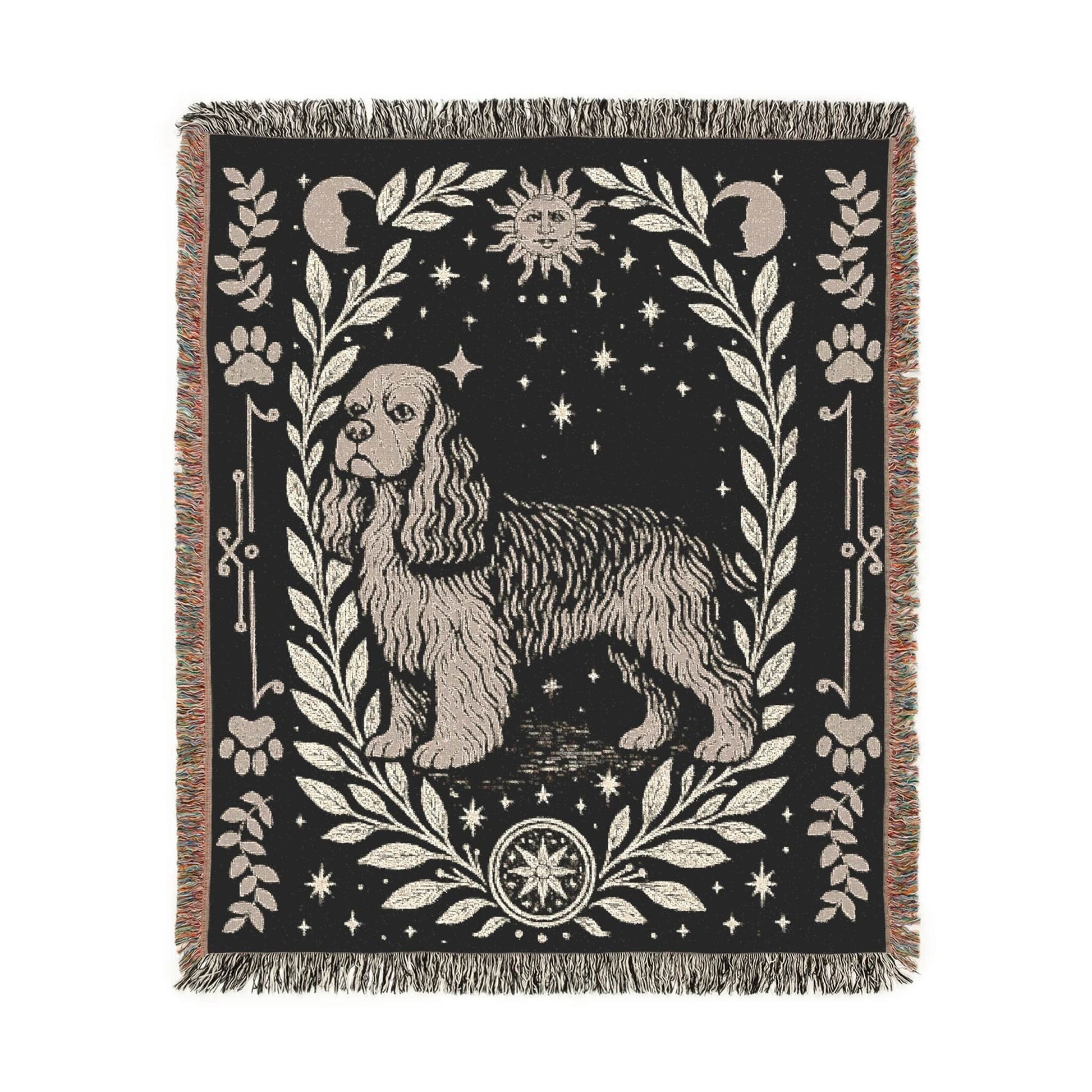 Printify Blanket American Cocker Spaniel Celestial Woven Blanket