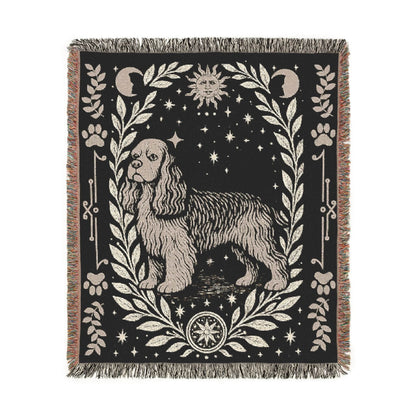 Printify Blanket American Cocker Spaniel Celestial Woven Blanket
