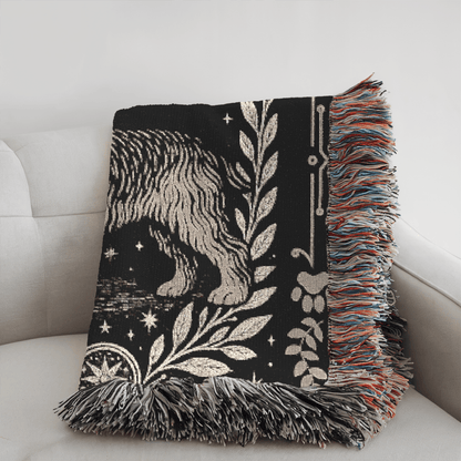 Printify Blanket American Cocker Spaniel Celestial Woven Blanket