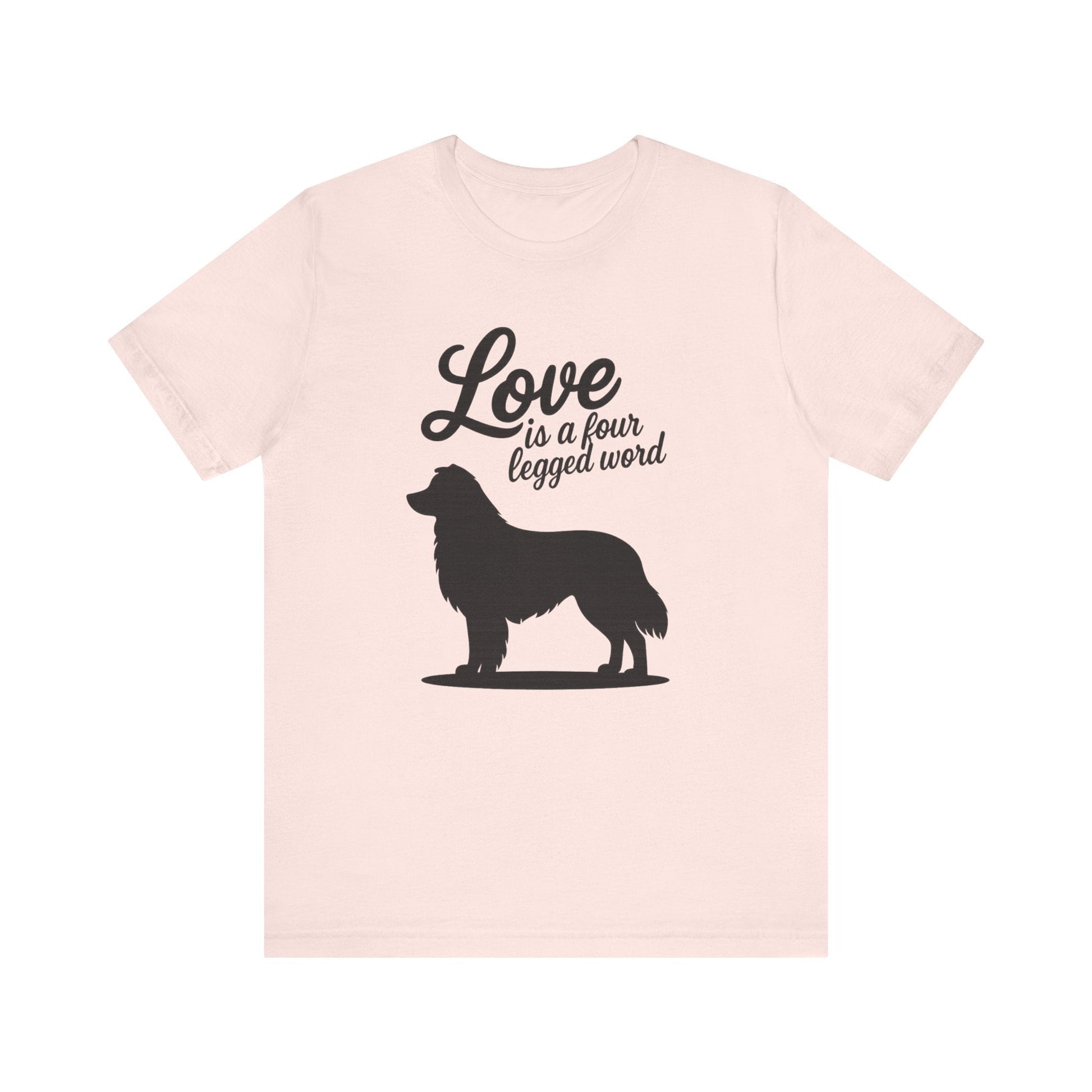 Printify T-Shirt Australian Shepherd Four Legged Word TShirt