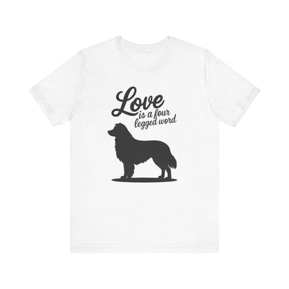 Printify T-Shirt Australian Shepherd Four Legged Word TShirt
