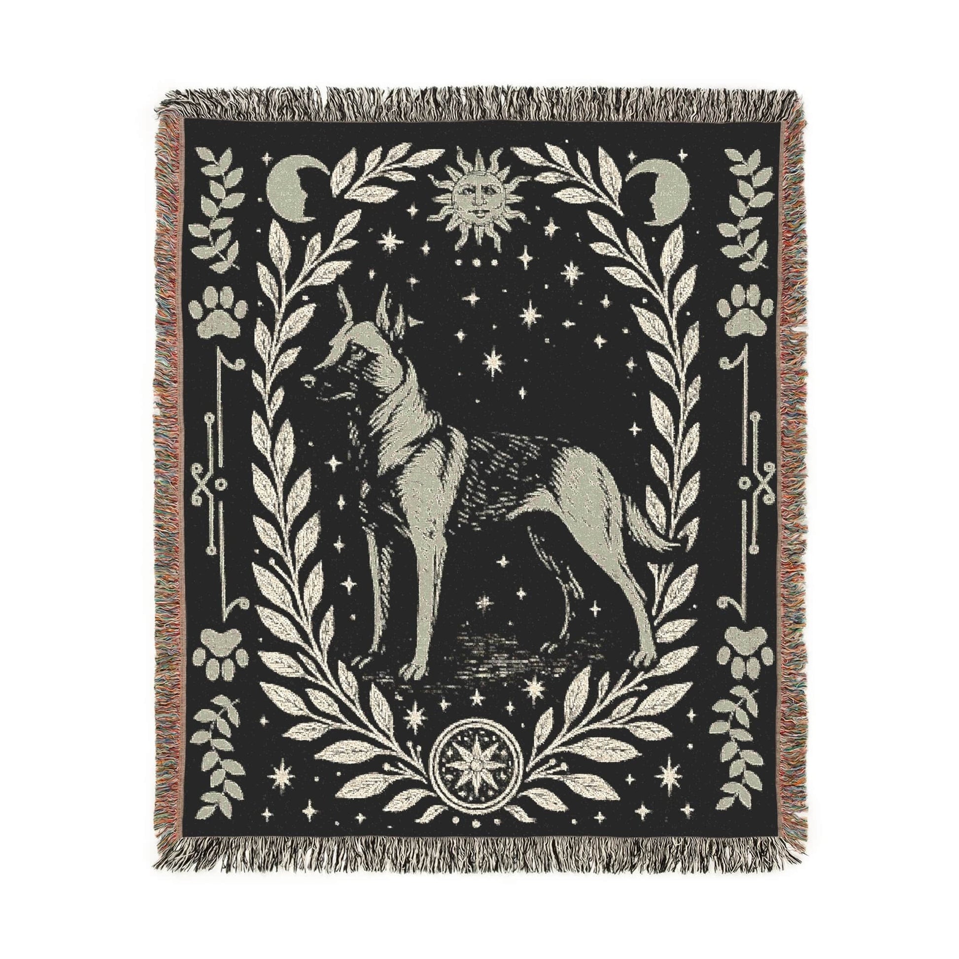 Printify Blanket Belgian Malinois Celestial Woven Blanket