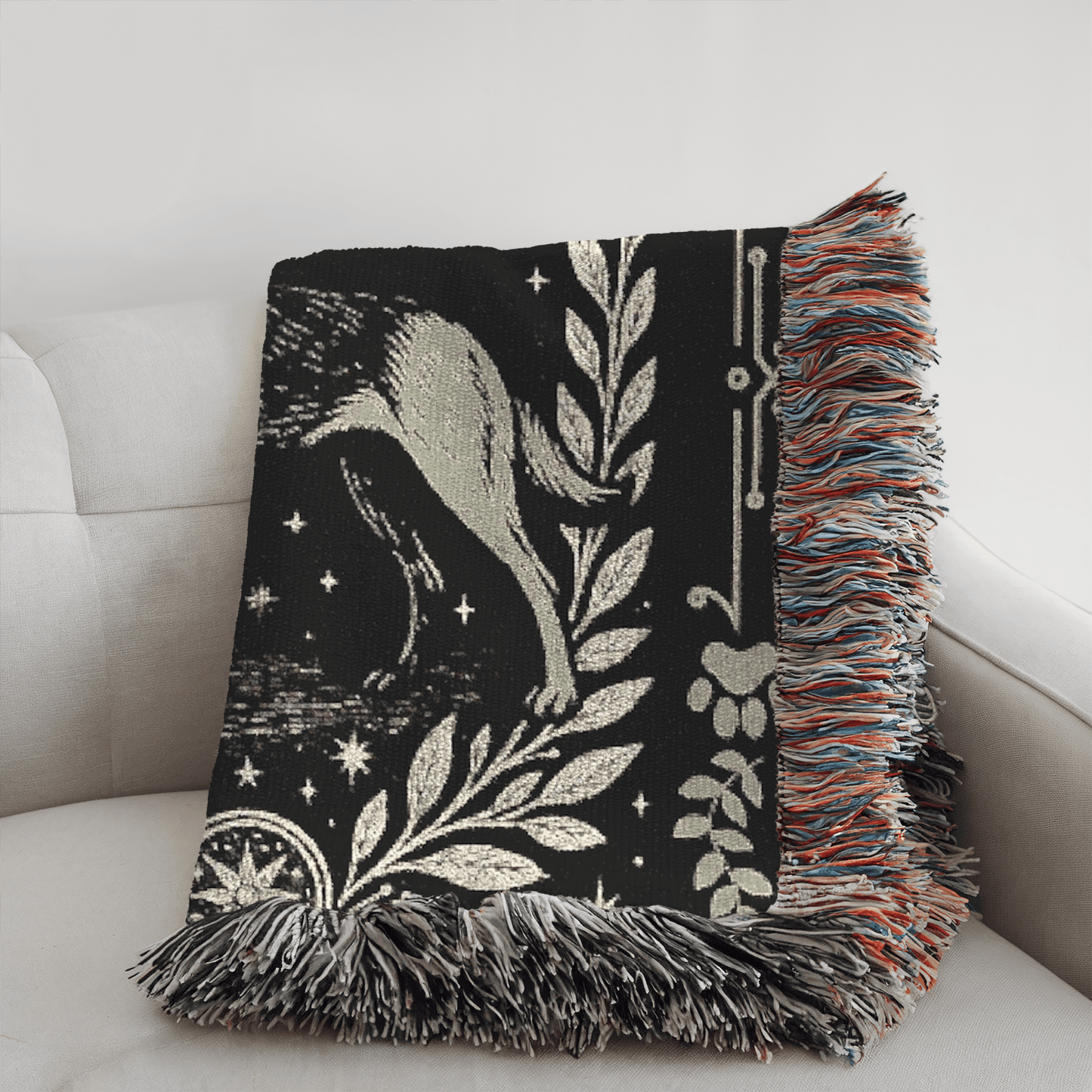 Printify Blanket Belgian Malinois Celestial Woven Blanket