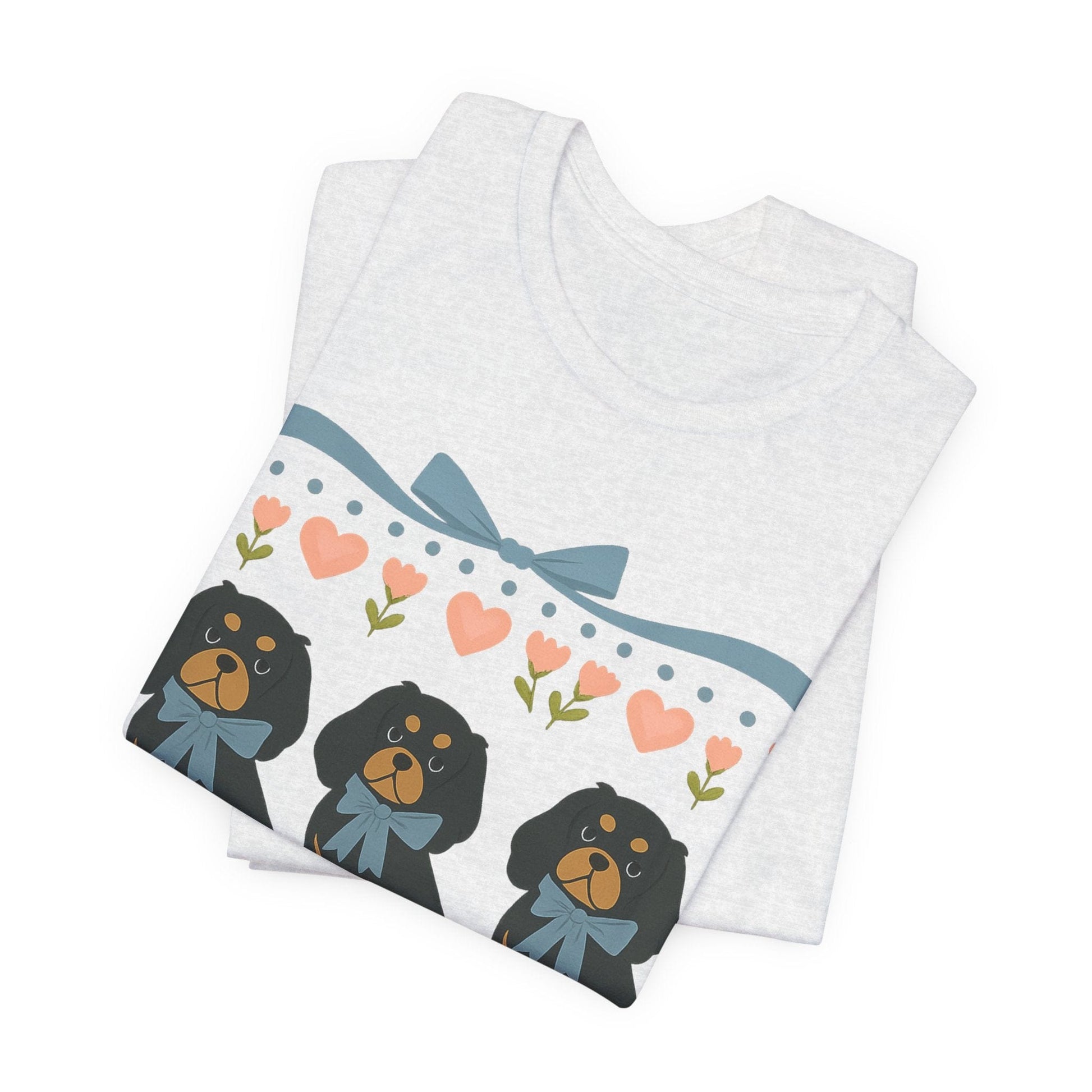 Printify T-Shirt Black and Tan Cavalier Grandma TShirt
