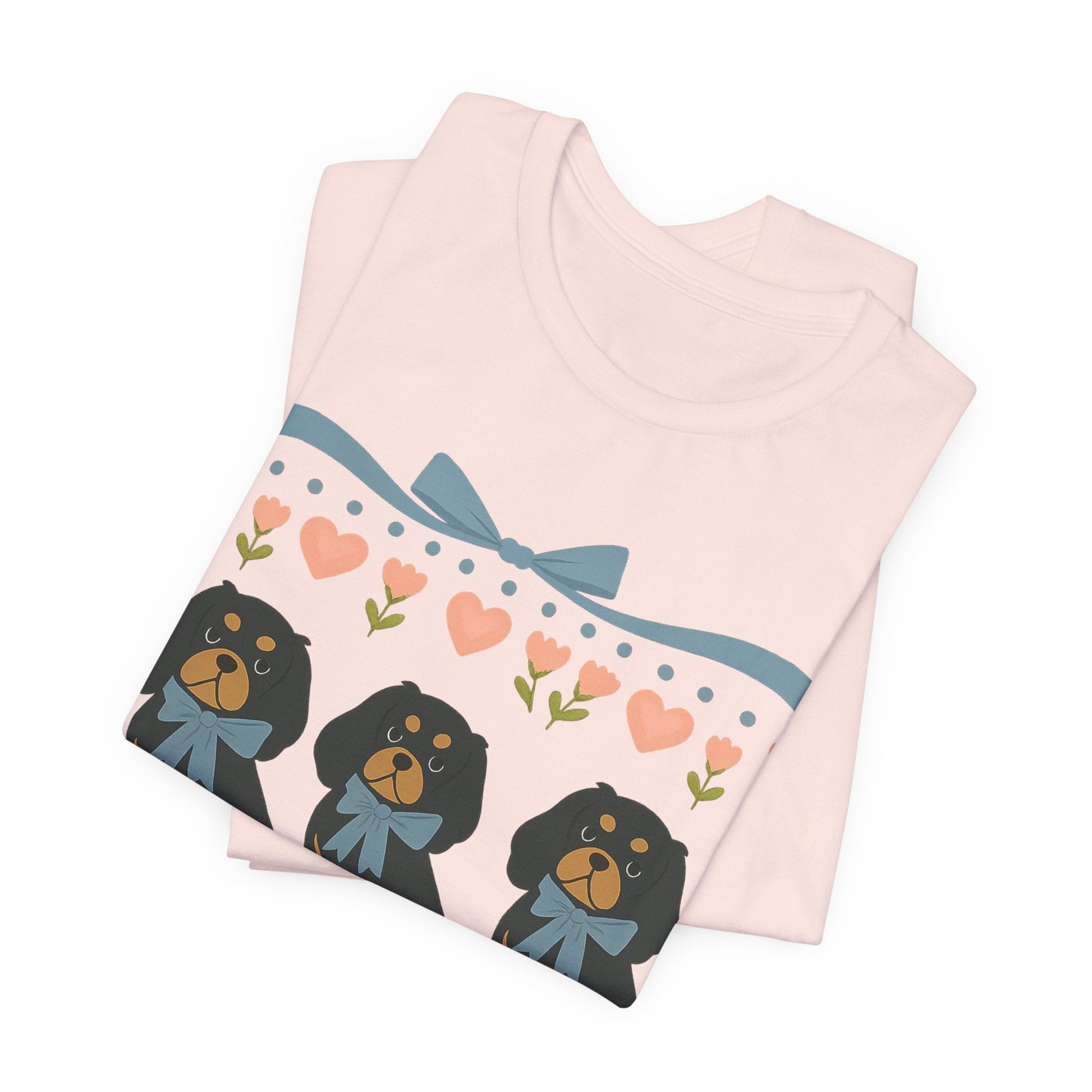 Printify T-Shirt Black and Tan Cavalier Grandma TShirt