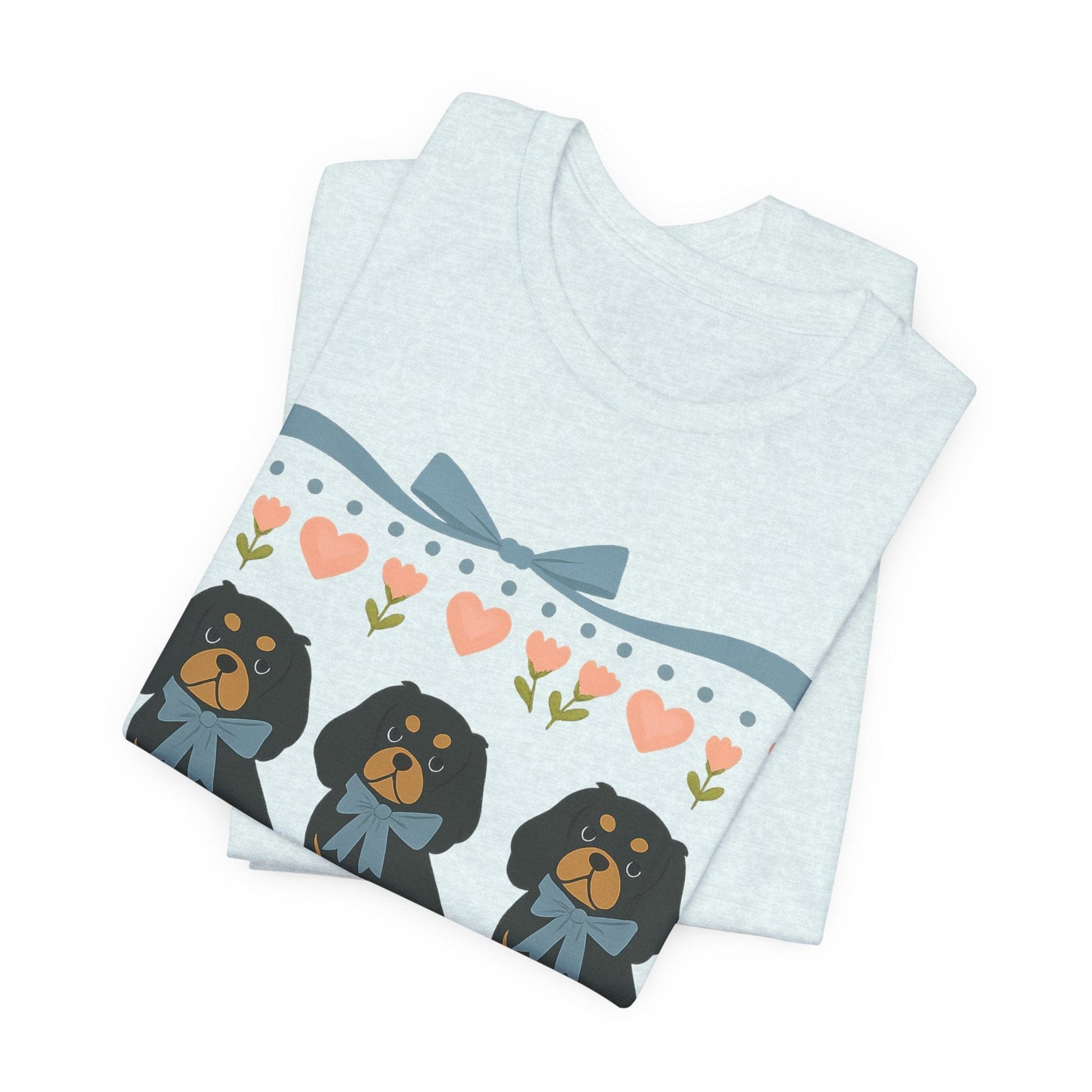 Printify T-Shirt Black and Tan Cavalier Grandma TShirt