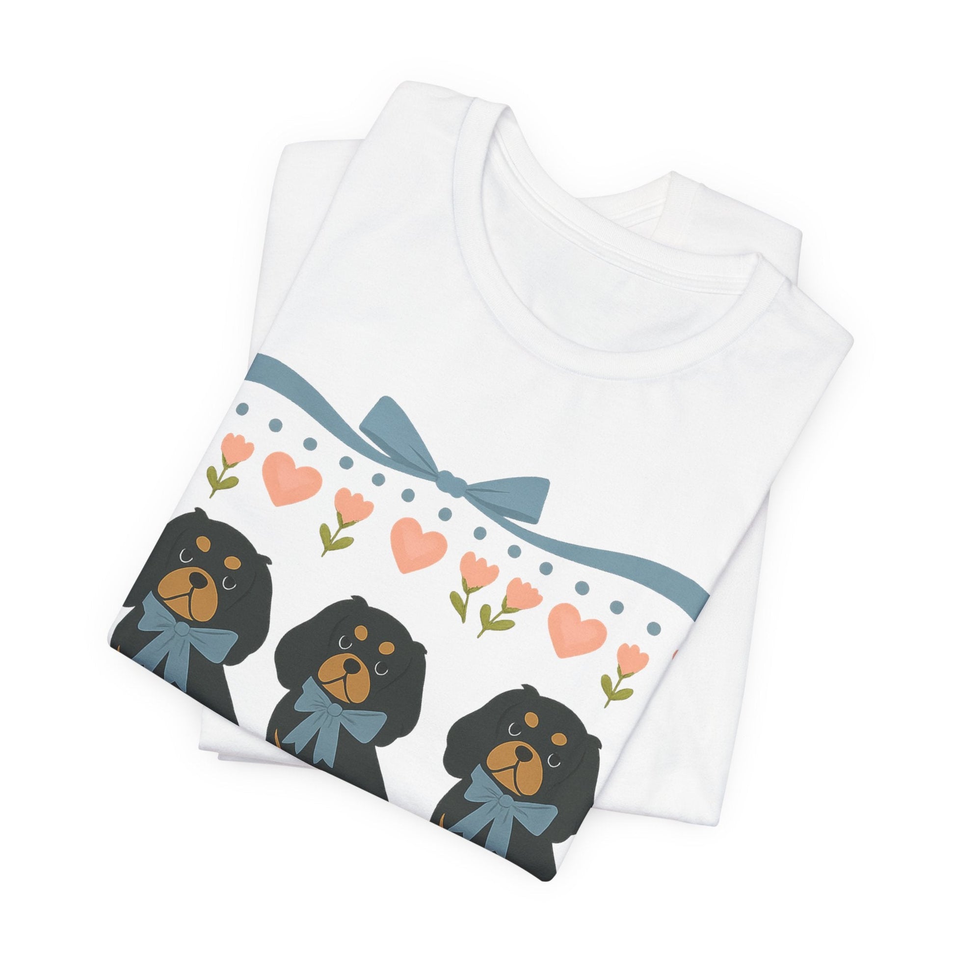 Printify T-Shirt Black and Tan Cavalier Grandma TShirt