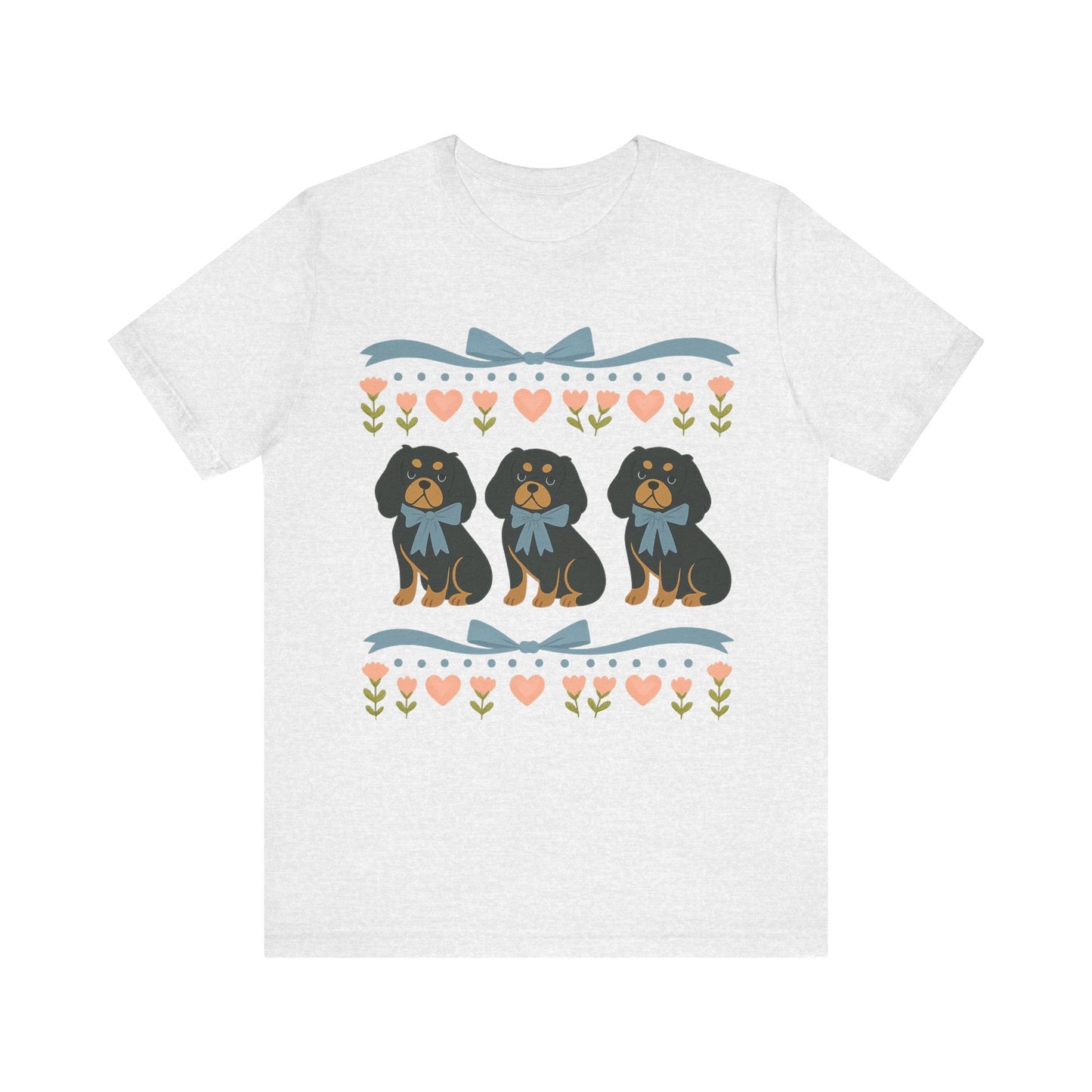 Printify T-Shirt Black and Tan Cavalier Grandma TShirt