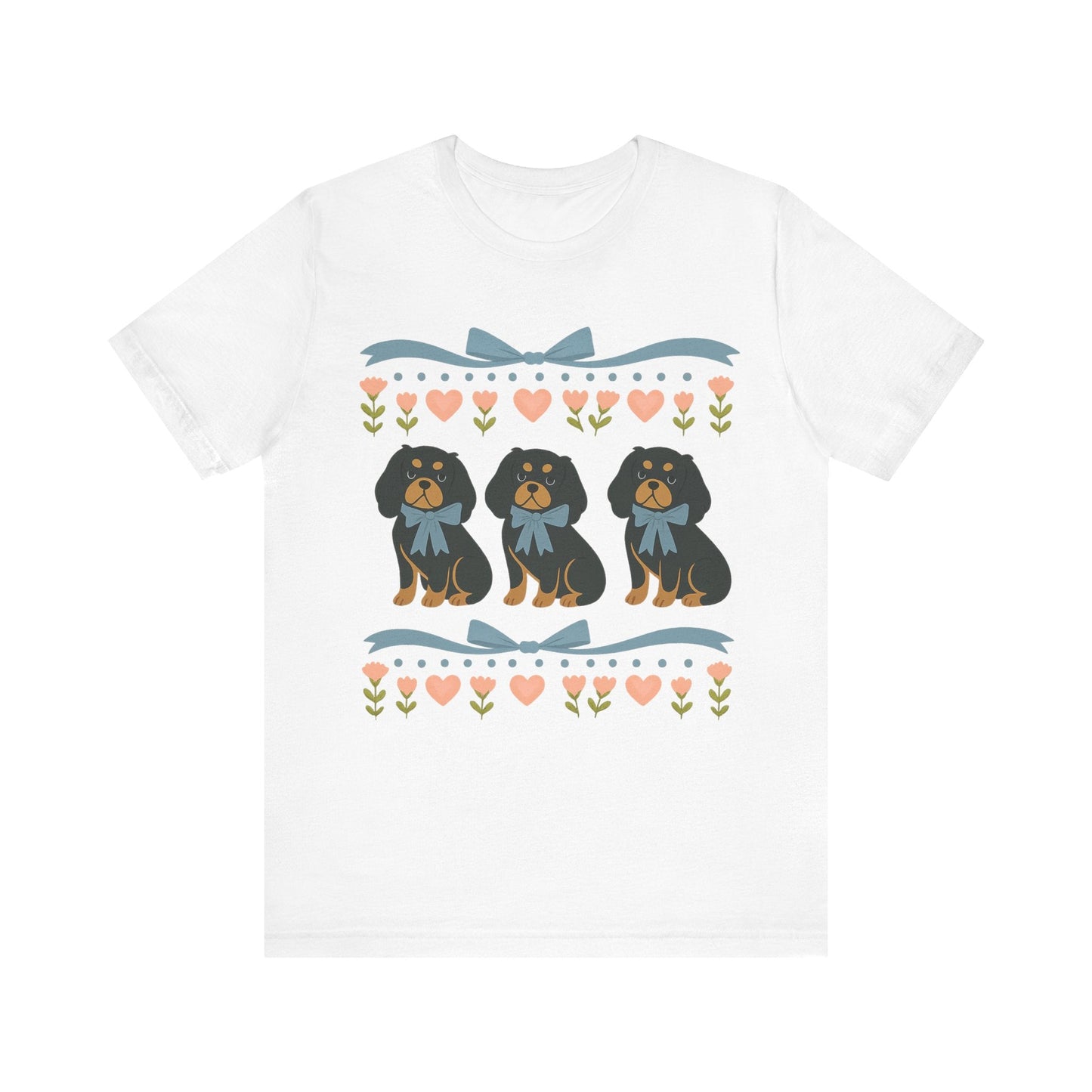 Printify T-Shirt Black and Tan Cavalier Grandma TShirt