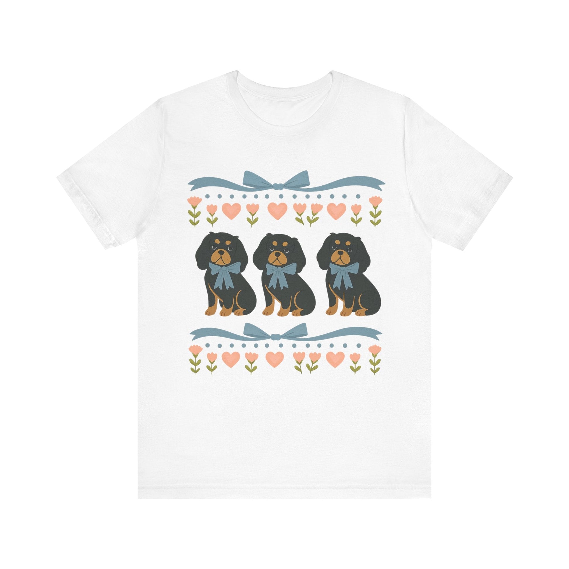 Printify T-Shirt Black and Tan Cavalier Grandma TShirt