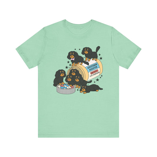 Black and Tan Cavalier King Charles Serotonin Tee