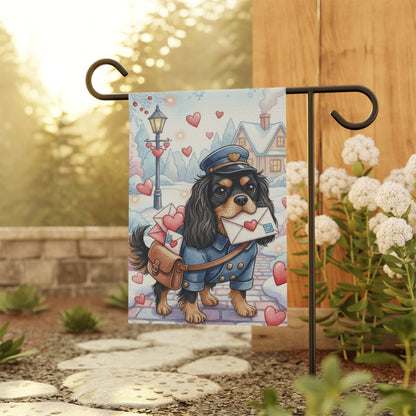Personalized Cavalier Postman Garden Yard Flag