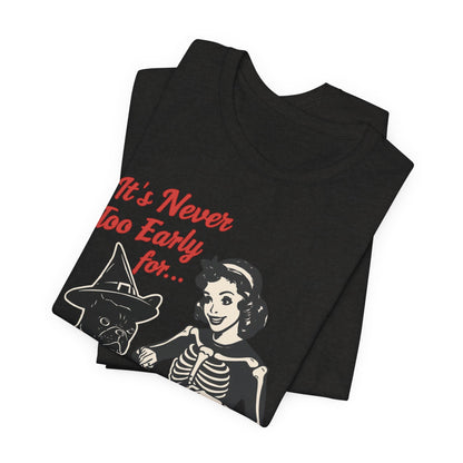 Black French Bulldog Early Halloween TShirt