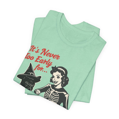 Black French Bulldog Early Halloween TShirt