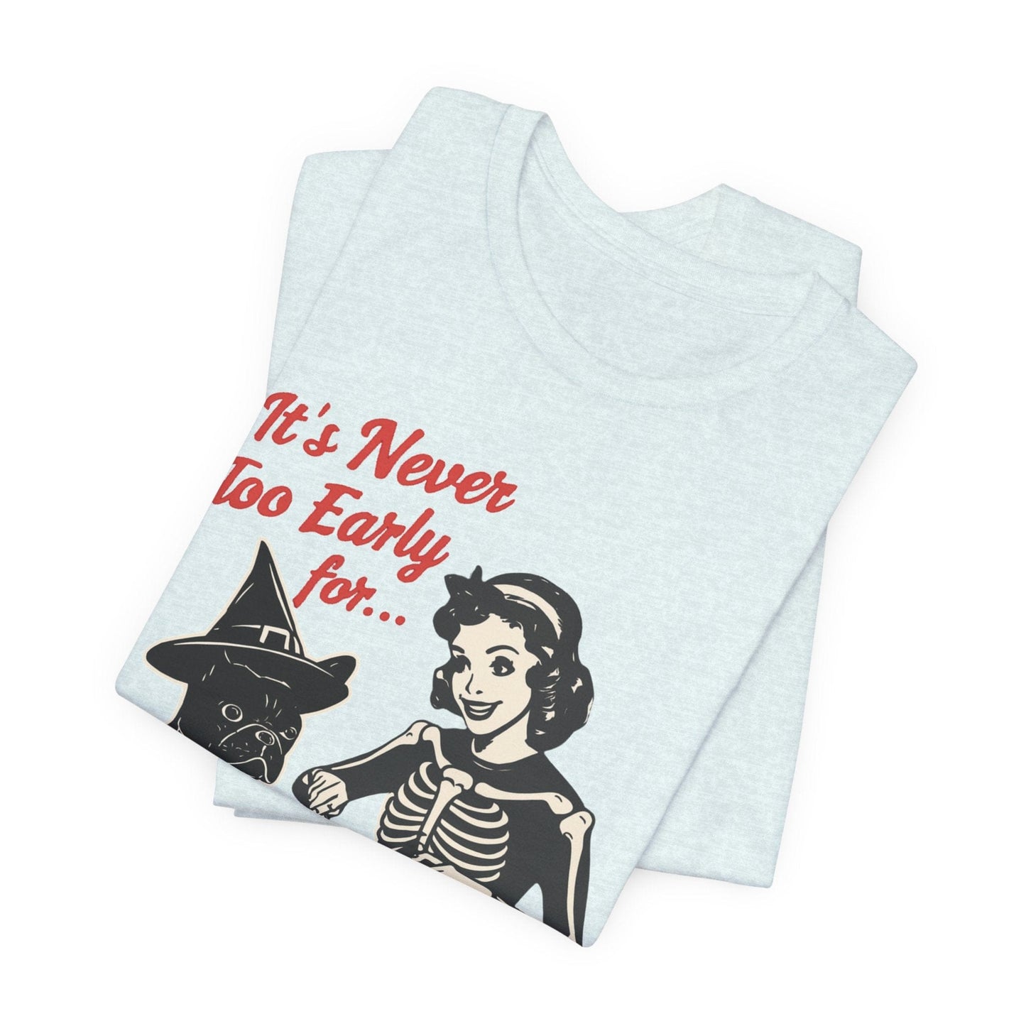 Black French Bulldog Early Halloween TShirt