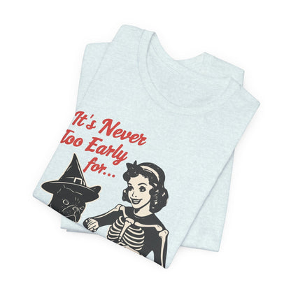 Black French Bulldog Early Halloween TShirt