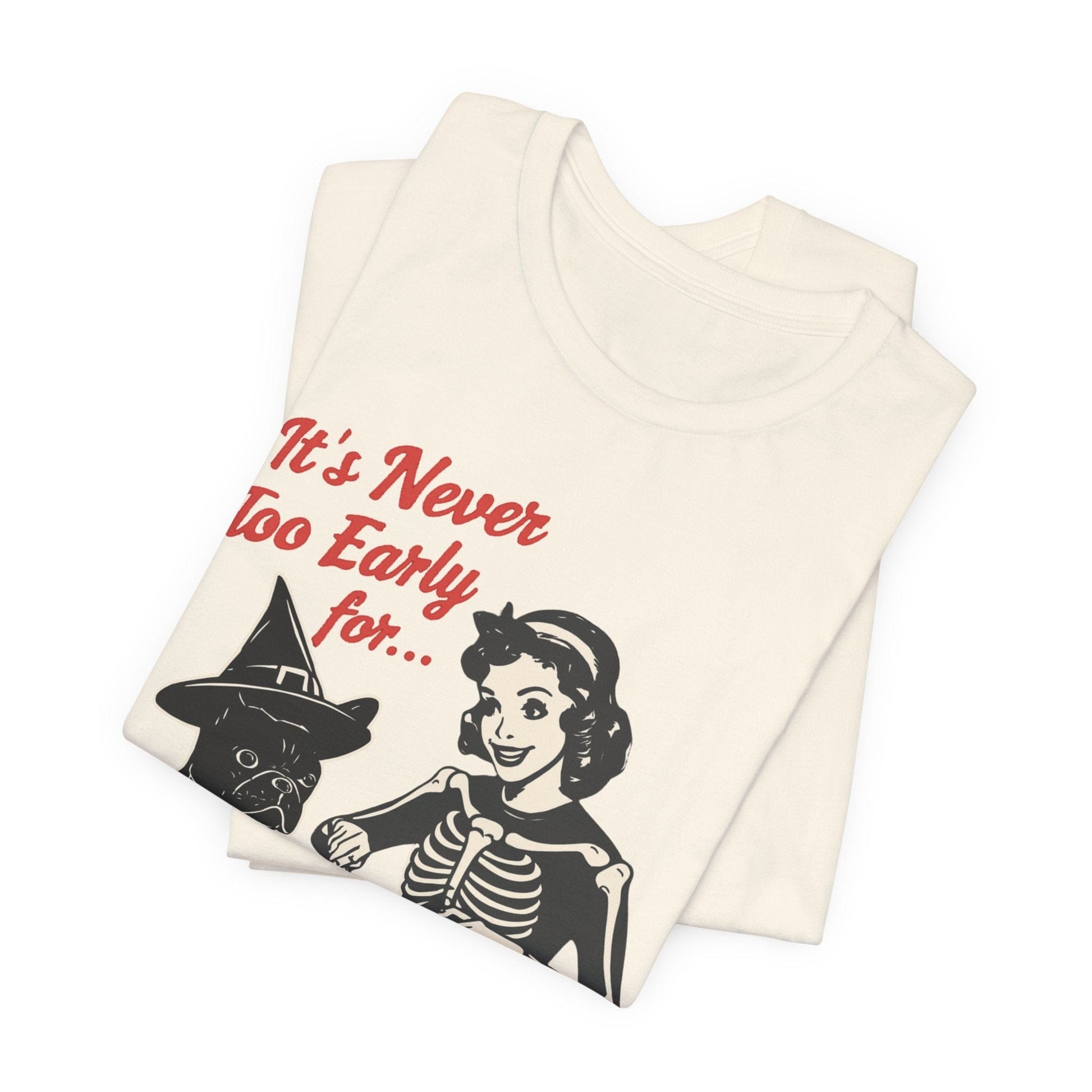 Black French Bulldog Early Halloween TShirt